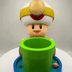 Captain-Toast.gif STL file Captain Toad | Matera Mario Bros・Model to download and 3D print