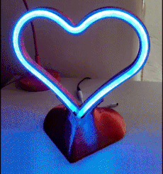 ezgif.com-gif-maker-3.gif STL file Heart-Shaped LED Lamp with a Neon Twist・Design to download and 3D print