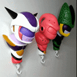 dragon-ball-gif.gif 3D file WALL KEY HOLDER - EYE (ENTIRE COLLECTION)・3D printer model to download