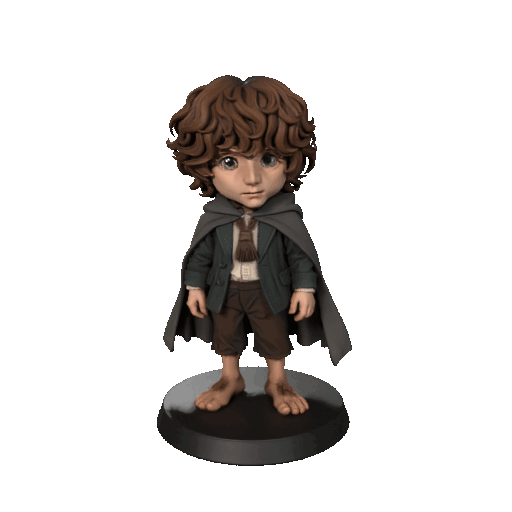 Pippin – The Lord of the Rings Chibi Hobbit Figure (Fan Art)