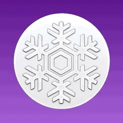 snowflake-pill.gif Archivo STL Píldora de euforia en forma de copo de nieve・Diseño de impresora 3D para descargar, SpaceCadetDesigns