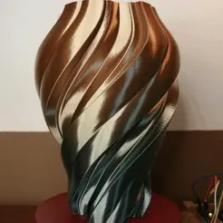 Fire_vase_gif_1_10-22.gif Free STL file Kinetic Spiral Vase!・Template to download and 3D print