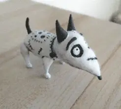 qw4.gif 3D file Sparky Frankenweenie - articulated・3D printer model to download, CJLeon