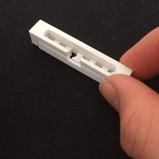 Cable management for 6 cable 3D model