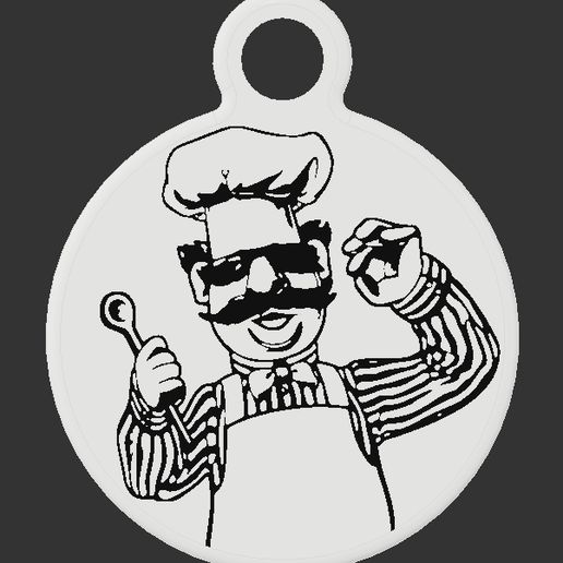 Swedish-Chef.gif Llavero Chef Sueco