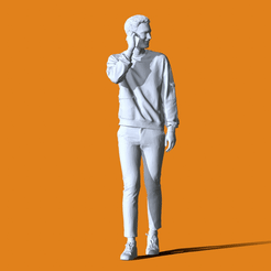 0.gif OBJ file Miniature Pose People #10・3D printable model to download, Peoples