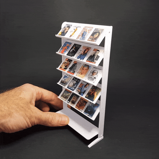 🪞 Magazine Rack - Miniature Furniture 1/12 scale・ STL File for 3D ...