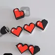 Picture7-ezgif.com-resizek.gif 8-Bit Heart Clicker Fidget Toy / Keychain / Set
