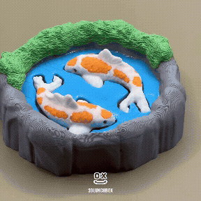 Koi Pond Fidget Clicker  –  Adorable Desk Toy