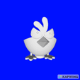 angrybird.gif angry bird egg cup (BLUE)