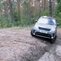 ezgif.com-optimize.gif 3D file Land Rover Discovery 5 RC car with 2-Speed Gearbox and Remote Locking Differentials・3D print object to download