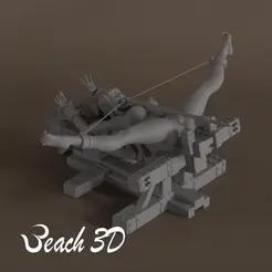 1.gif 3D file Elven race Humanoid Weapon ballista・3D printer design to download
