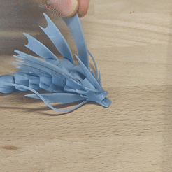 mega-gyaradaso.gif Файл 3D Mega Gyarados - артикулированный морской дракон・Модель для загрузки и печати в формате 3D