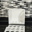 2.gif Fichier STL Porte-oeufs, support de stockage d'oeufs, boîte d'organisation pour réfrigérateur・Design pour imprimante 3D à télécharger