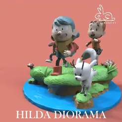 Hilda-from-netflix-diorama-by-ikaro-ghandiny.gif Hilda Diorama