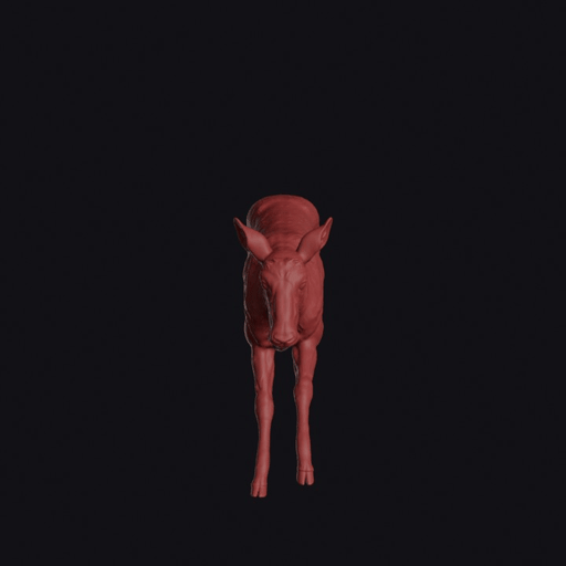 Leaping Royal Antelope