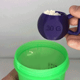 scoop.gif STL file KettleBell protein Scoop 30g・3D printer model to download, Filar3D