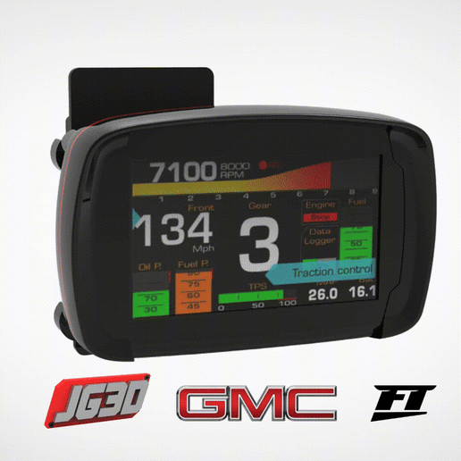 Fueltech Chevette Rectangular Air Diffuser Bracket - FT250 / FT300 / FT350 / FT400 / FT450 / FT500 / FT550