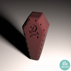 GIf-piggy-bank-coffin.gif Descargar archivo STL Hucha de ataúd (gadget de Halloween) • Objeto imprimible en 3D, iris3design