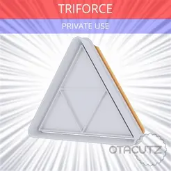Triforce~PRIVATE_USE_CULTS3D@OTACUTZ.gif Triforce Cookie Cutter