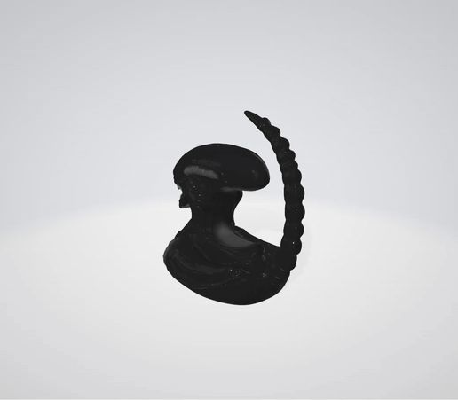 👽 Alien xenomorph duck - 3d model・ STL File for 3D printing・Cults