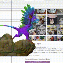 feathered-dragon.gif Download STL file feathered dragon, velociraptor, dromaeosaurid theropod dinosaur jewellery, pendant, necklace, ear ring • 3D printer design, BoxedDragon
