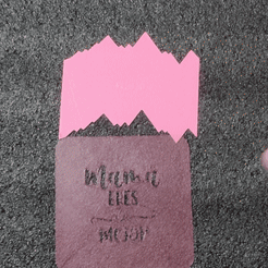 InShot_20230504_125527986.gif Файл STL ТРАФАРЕТ ДЕНЬ МАТЕРИ "МАМА НАДПИСЬ №14".・Шаблон для 3D-печати для загрузки