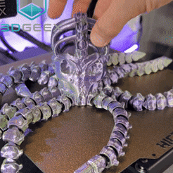 c3d_octo1.gif Archivo STL Juguete Flexi Articulado Esqueleto de Pulpo・Objeto para impresora 3D para descargar