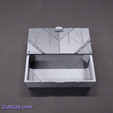 20210610_013806.gif Fichier STL boîte de rangement couvercle rabattable mise à jour couvercle et boîte neufs・Design imprimable en 3D à télécharger
