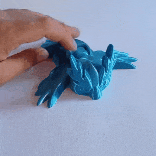 186519023_138824604938666_2909789520488181343_n.gif STL file Flying owl flexi・Model to download and 3D print, angeljacobofigueroa