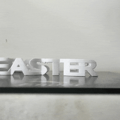 1646541224752.gif Free GCODE file Easter Bunny Text Flip・3D printer design to download, Beany1