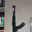 AK-Gif.gif AK47 - WALL ART- LIFESIZE AND SMALL VARIATIONS - GUN PROP- STL FILES