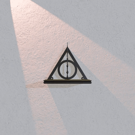HARRY POTTER DEATHLY HALLOWS SHELF