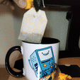 pikachu-teabag.gif STL file Tea bag holder, Fisher Pikachu (male)・3D print design to download