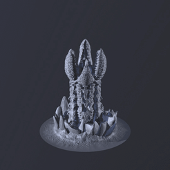 15.gif STL-Datei Wurm-Monster Miniatur #15・Design zum Herunterladen und 3D-Drucken, MiMO
