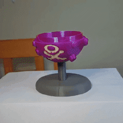 Media_230623_174230.gif STL file POKEMON koffing incense holder・Model to download and 3D print