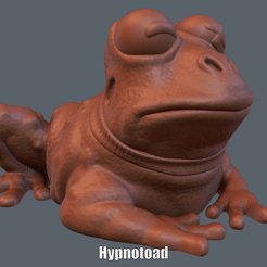 Hypnotoad.gif Download free STL file Hypnotoad (Easy print no support) • 3D print design, Alsamen