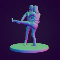 ezgif.com-video-to-gif.gif Lovely Couple 3D Statue