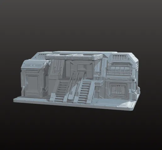 render-scifi-building-1.gif Industrial Sector – Large Facility Module Sci-Fi Terrain Tabletop (28–32mm)