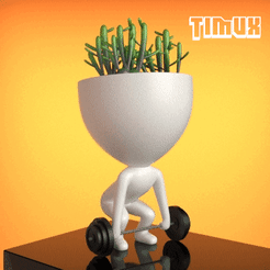 TIMUX_MY19.gif STL file ROBERT PLANT WEIGHT LIFTER - GYM・3D printer design to download