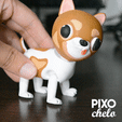 Secuencia-01.gif CHIWA THE DOG CHIWAWA FLEXIBLE (UNSUPPORTED PRINTING)