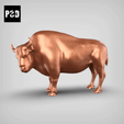 gif.gif american bison pose 02