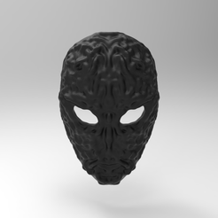 untitled.1130.gif Archivo STL mascara mask voronoi cosplay・Diseño de impresión en 3D para descargar, nikosanchez8898