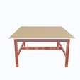 tinywow_VID_32569137.gif TABLE 3D MODEL - 3D PRINTING - OBJ - FBX - MASE DESK SCHOOL HOUSE WORK HOME WOOD STUDENT BOY GIRL