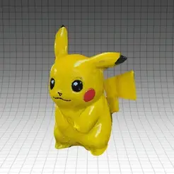 Pikachu.gif Pikachu Pokemon scanned with Qlone