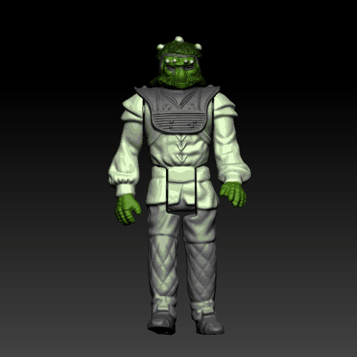 nikoniko 2.gif Star-Wars NITKO Kenner Kenner Style Action Figur STL OBJ 3D