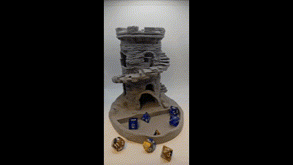 Damaged Dice Tower
