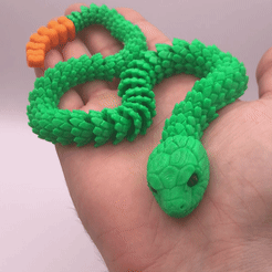 ezgif.com-gif-maker.gif Free STL file Snake・3D printing design to download, 3d_nido