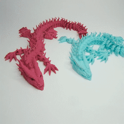 Fire_Dragon_AdobeExpress-2.gif STL file Fire Dragon - Print-in-Place・3D printing idea to download