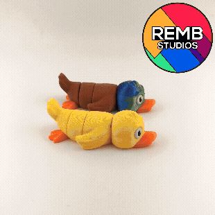 Flexi-Duck-GIF-Mittel.gif Cute Flexi Duck | Print-in-place | No Support